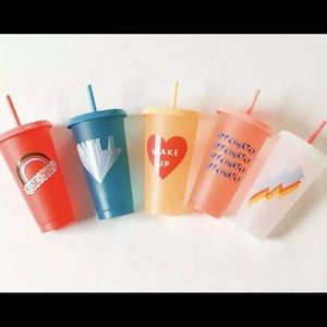Starbucks Retro Reusable 5 Pack Iced Venti Cups